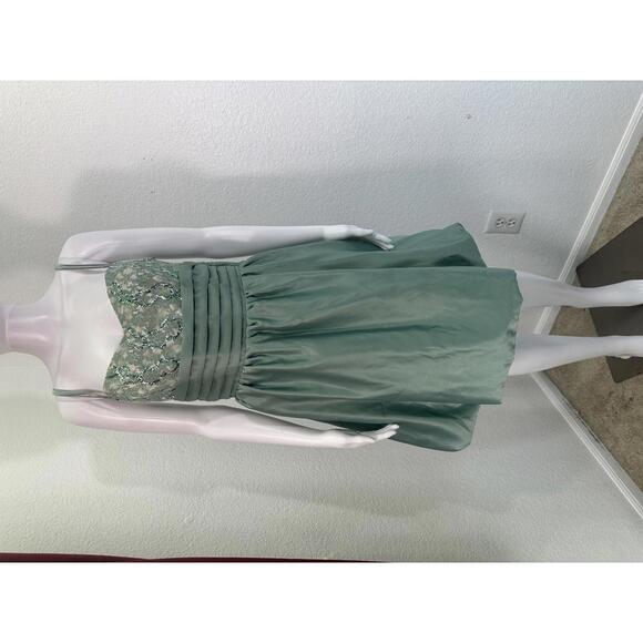 Y2K Vtg Betsey Johnson Evening Sz 6 Seafoam Green Dress Bubble Hem Satin  Mini - www.tita.cl